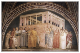 Росписи стен, фрески Джотто, церковь Святого Креста во 1325 г.
